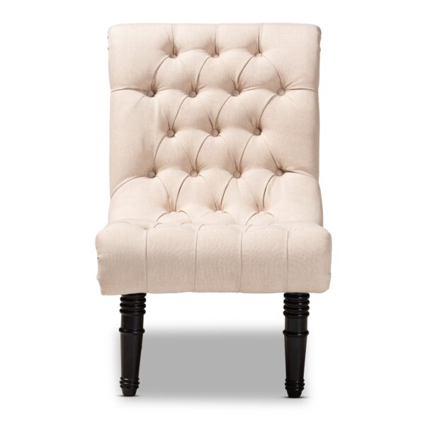 Fabric Upholstered Wood Accent Chair Fabric Upholstered Wood Accent Chair