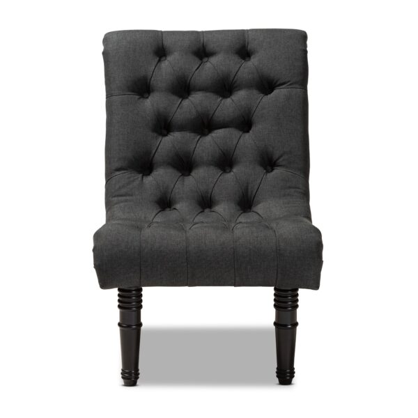 Fabric Upholstered Wood Accent Chair arm chair