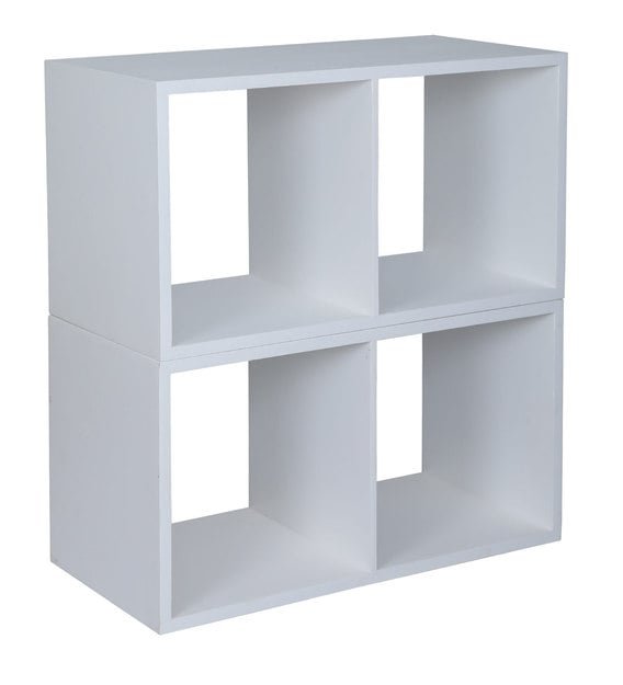 Box Storage Cabinets In White