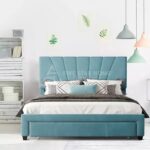 Hie Queen Size Upholstered Bed Storage