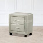 Upholstered 2 Drawers Night Stand