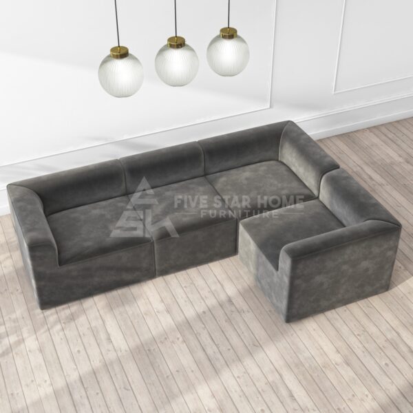 Corner Modular Sofa 4 Seater Right Hand Facing