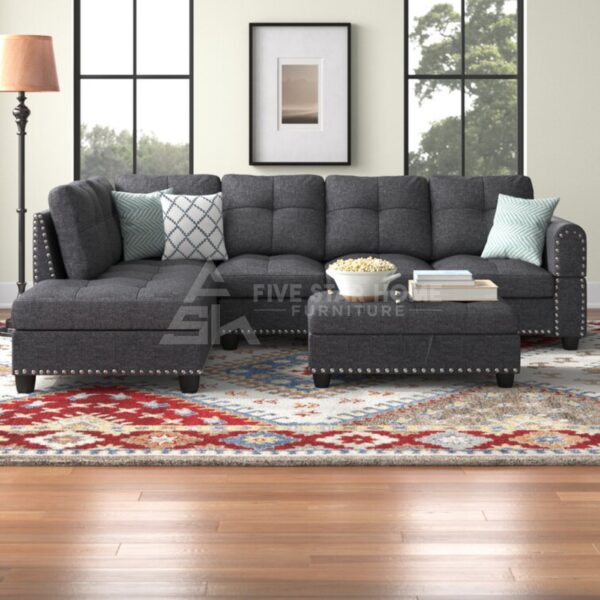 Sofa With Ottoman Chaise