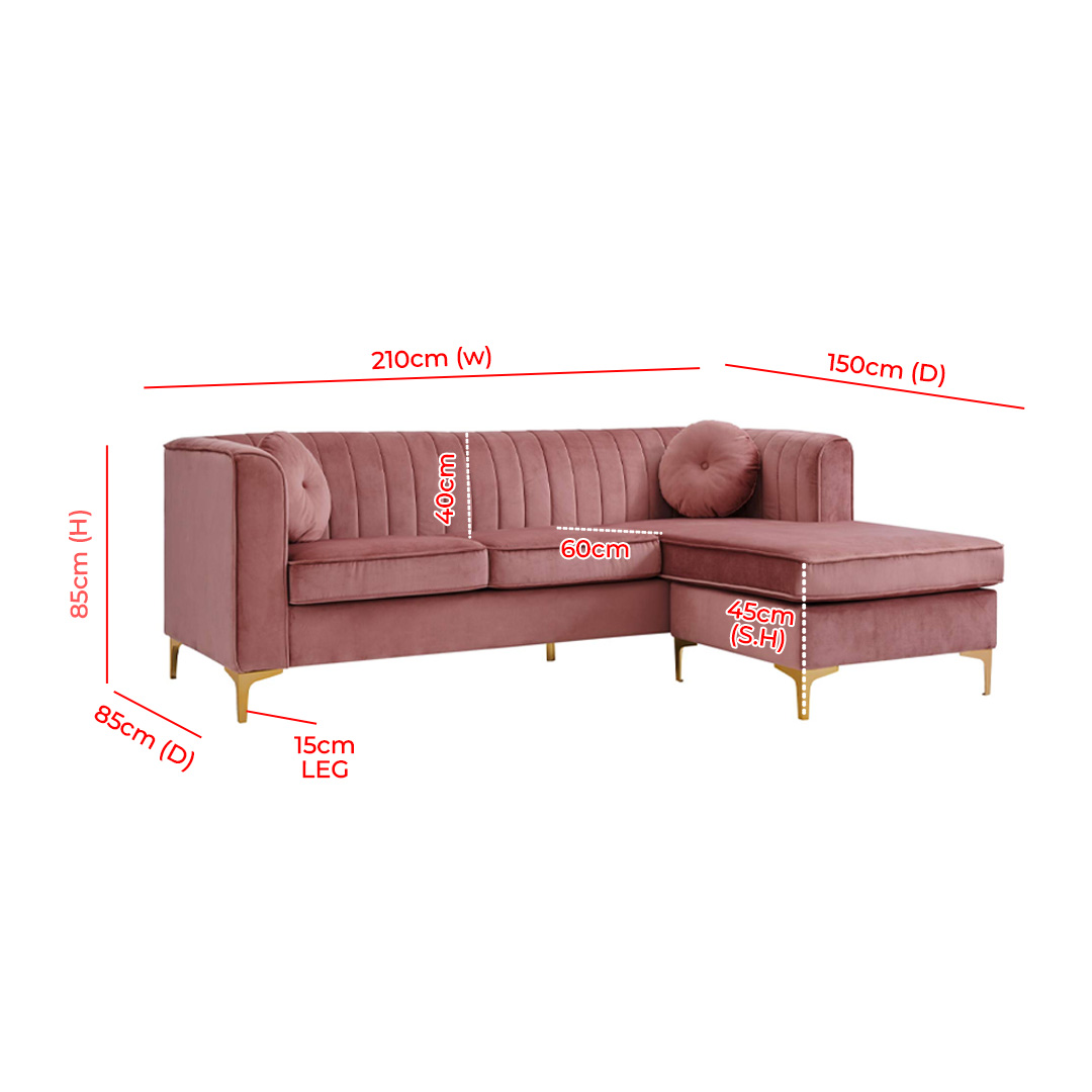 Wide Modular Sofa