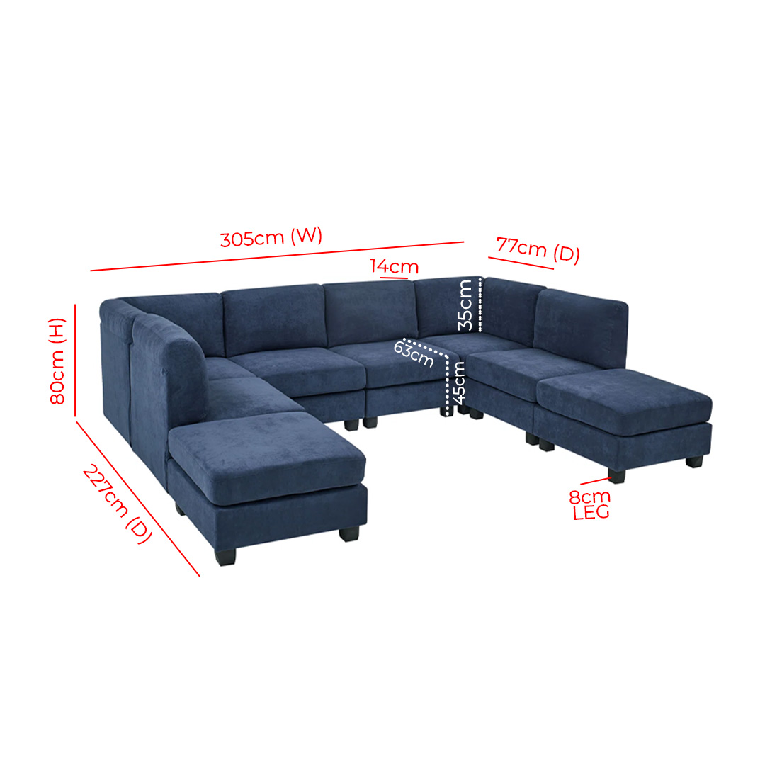 Modular Sofa Grey