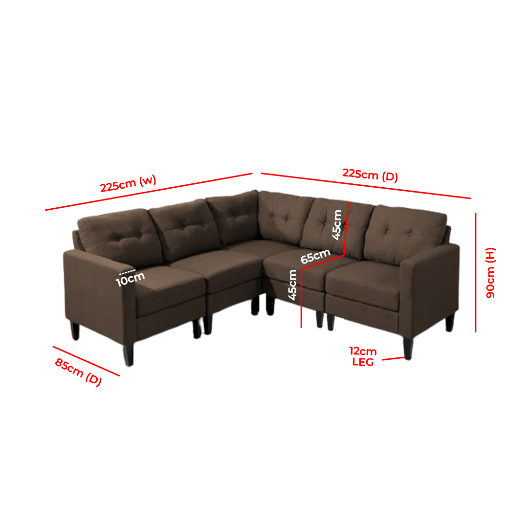 Mid Century Sectional Sofa