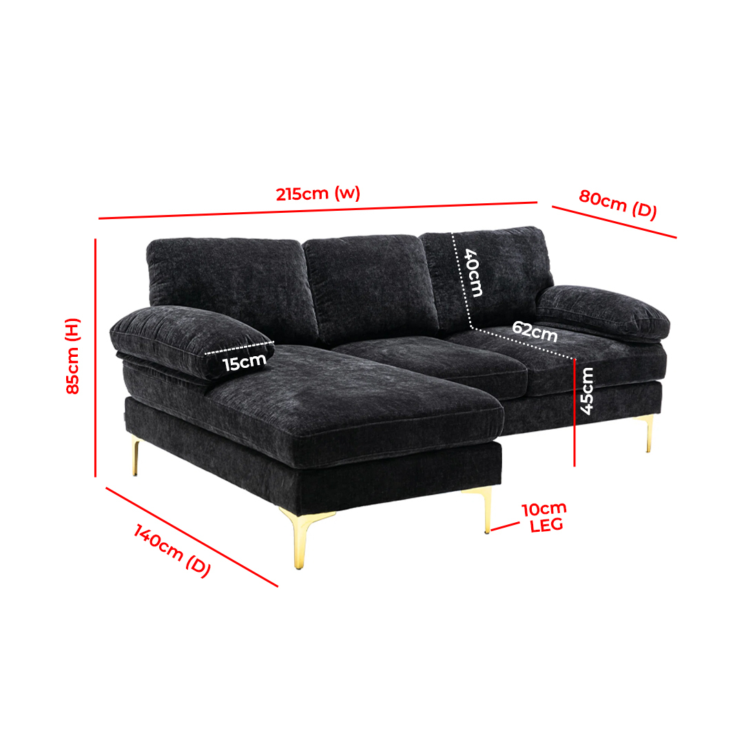 Right Hand Chaise Sofa