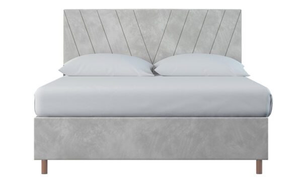 velvet tufted bed