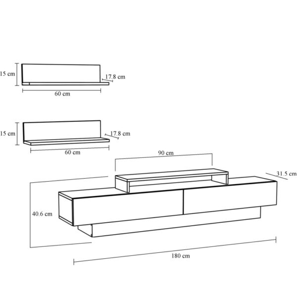 Wide TV Stand tv unit