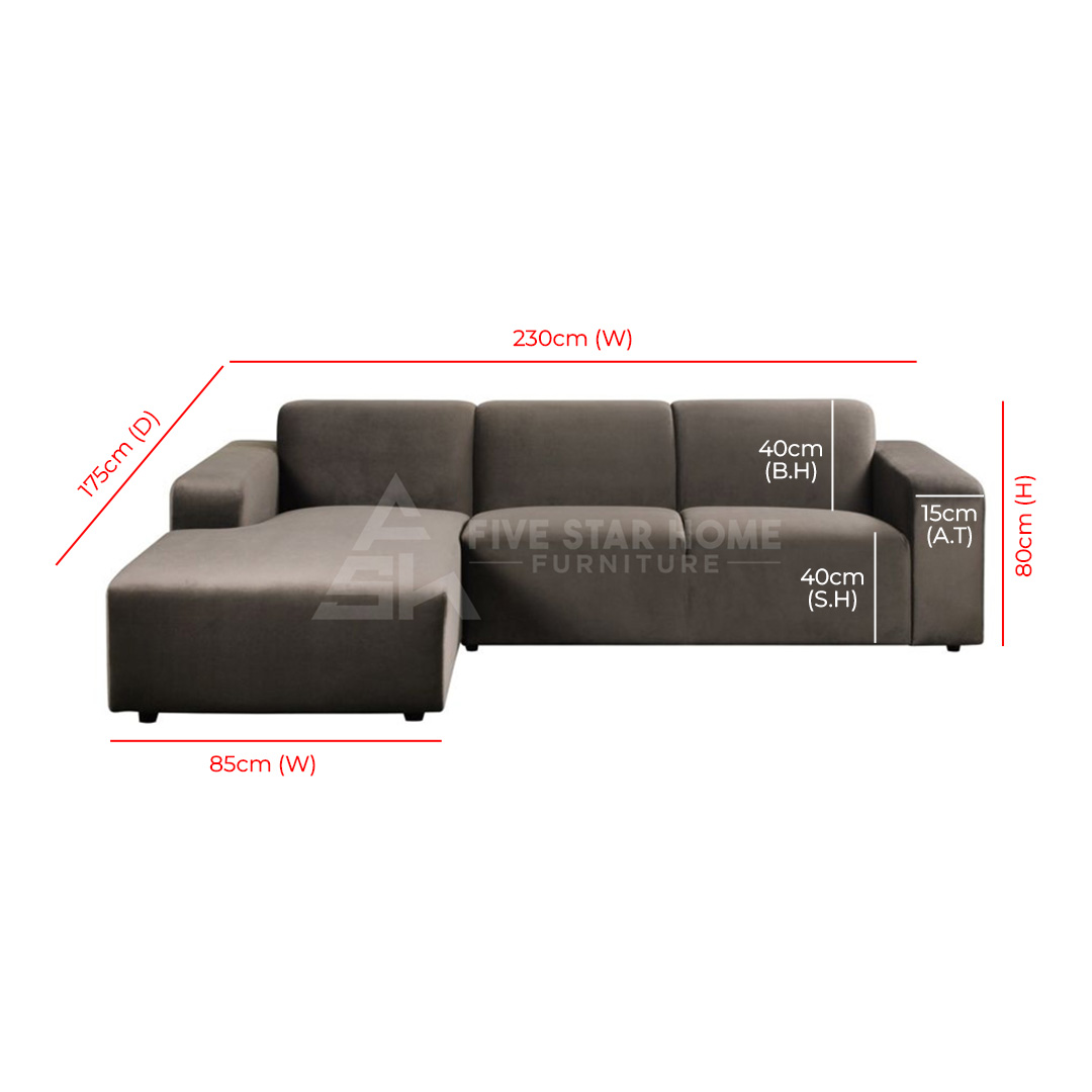 Beige Corner Sofa