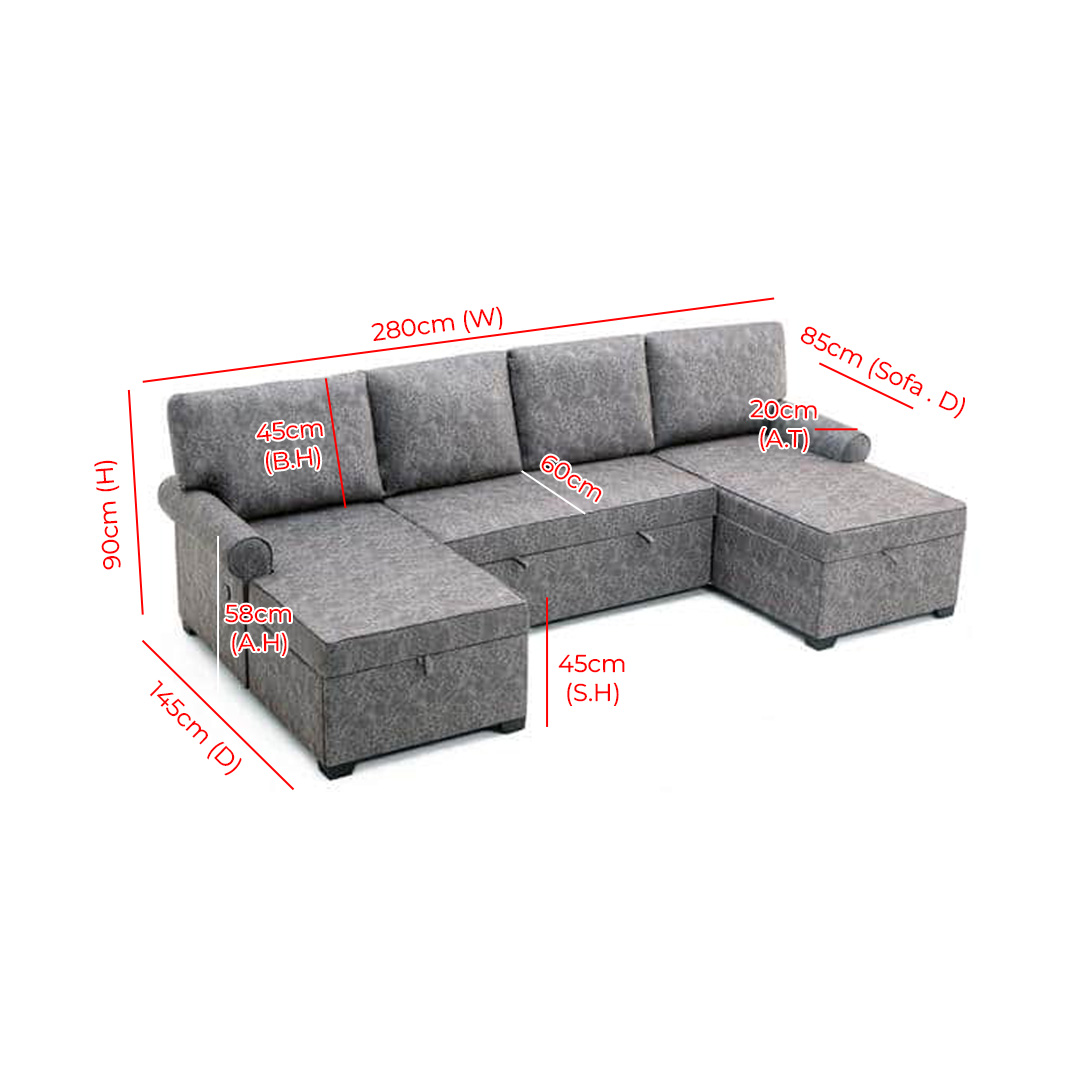 U Shape Sofa By Fsh Furniture,U Shape Sofa