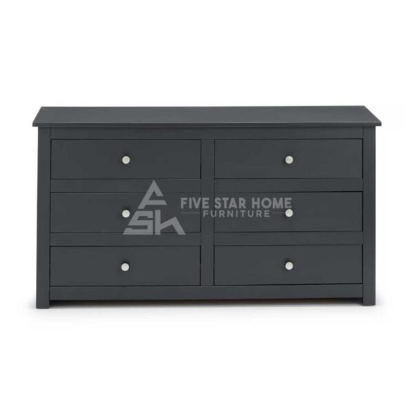 FSH Grey 6 Chest of Drawers