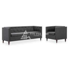 High-End Fixed Straight Sofa Set