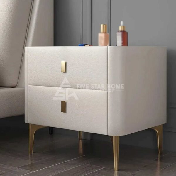 Innovative Nightstand 2-Drawer Bedside Table