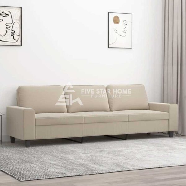 Stylish 3-Seater Sofa in Cream Color