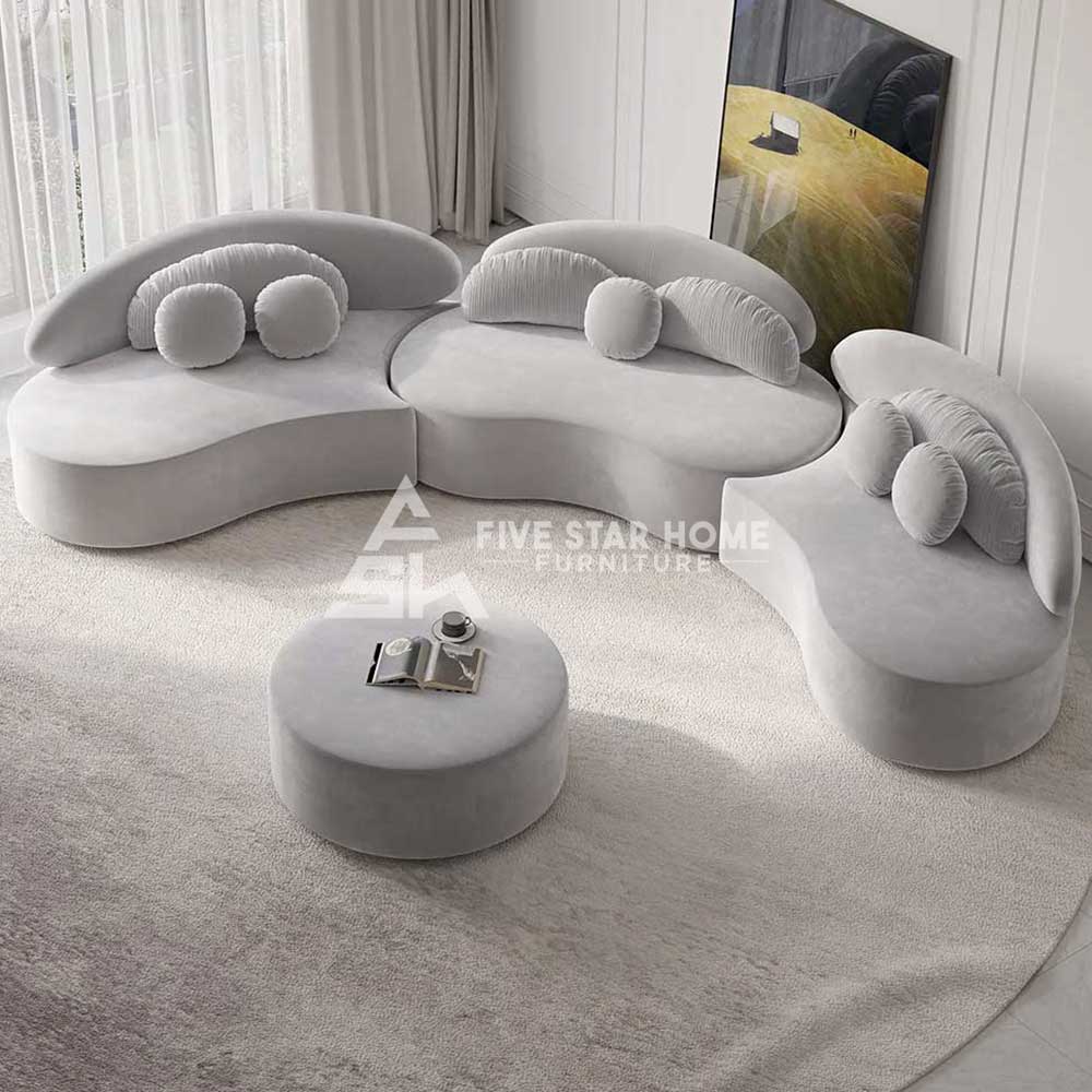 Curved Sectional Modular Sofa