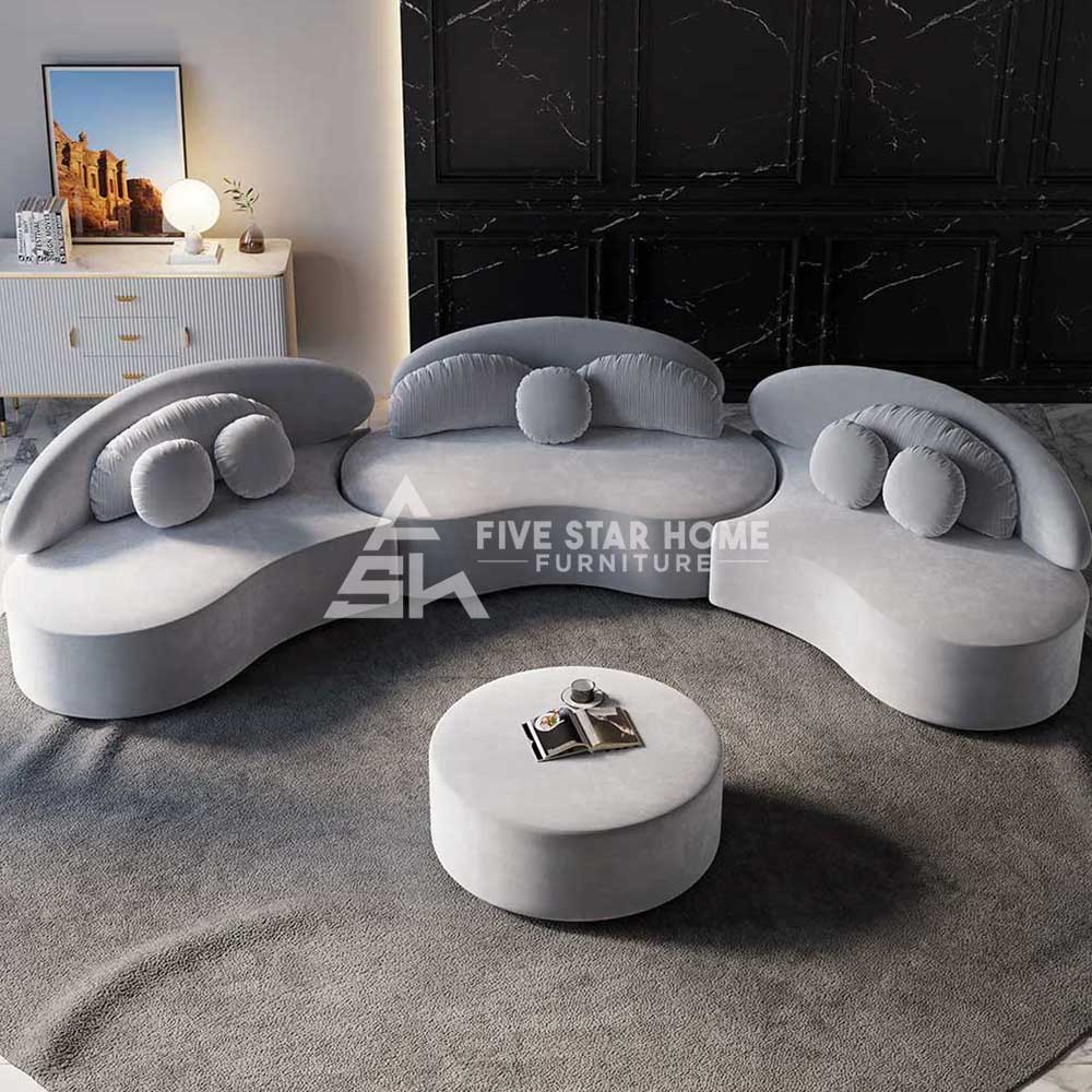 Curved Sectional Modular Sofa