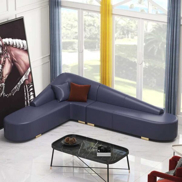 Corner l store shape sofa set