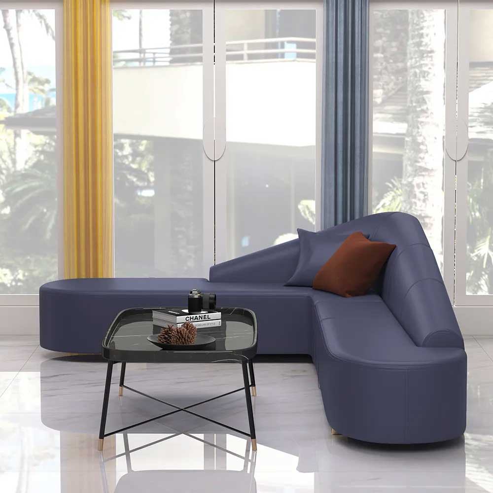 Futuristic L-Shaped Corner Couch