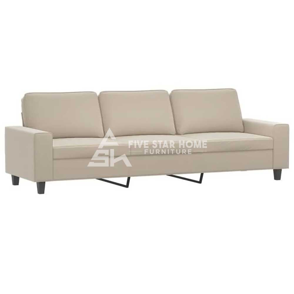 Stylish 3-Seater Sofa In Cream Color