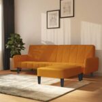 FSH 2-seater sofa with footstool