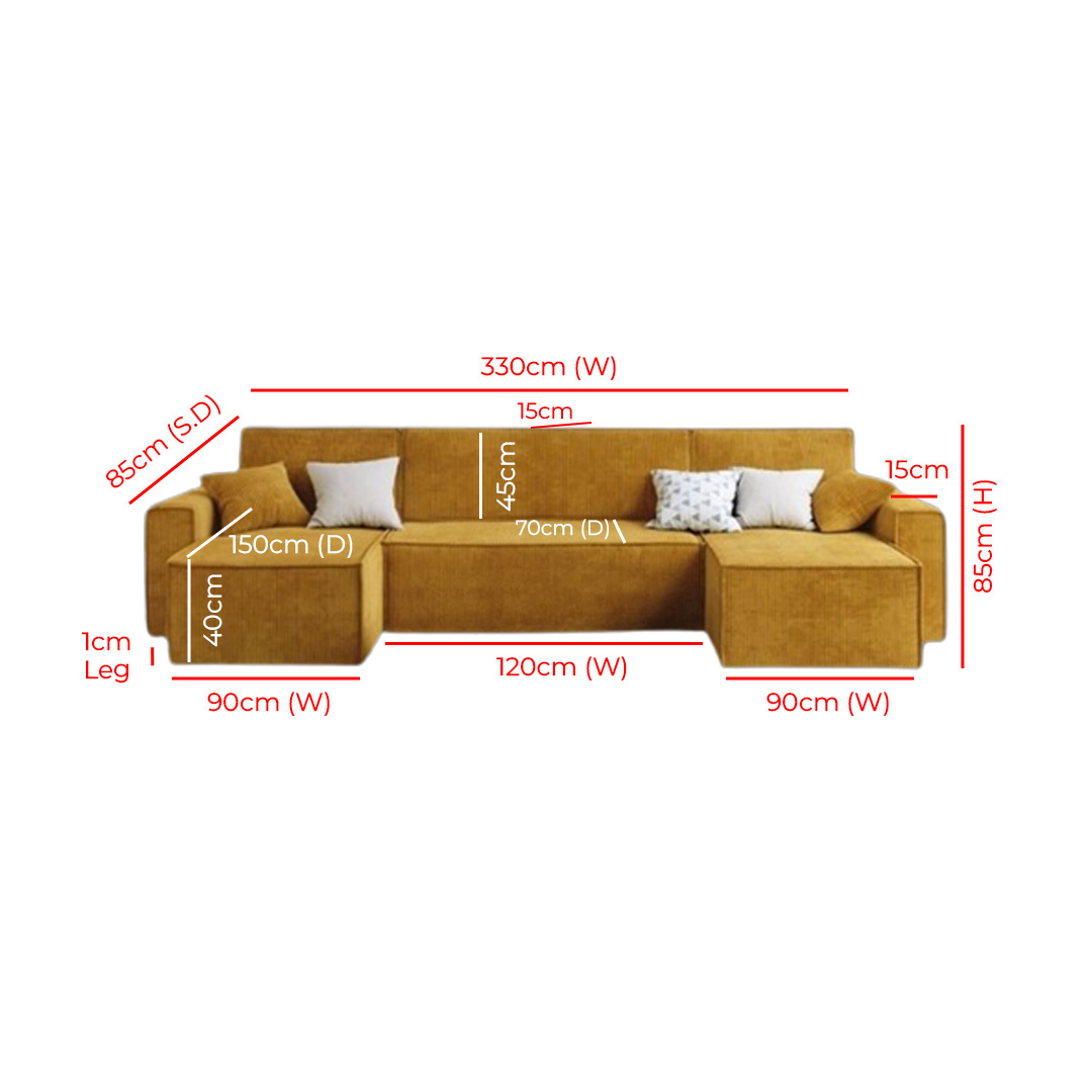 Panoramic Convertible Sofa