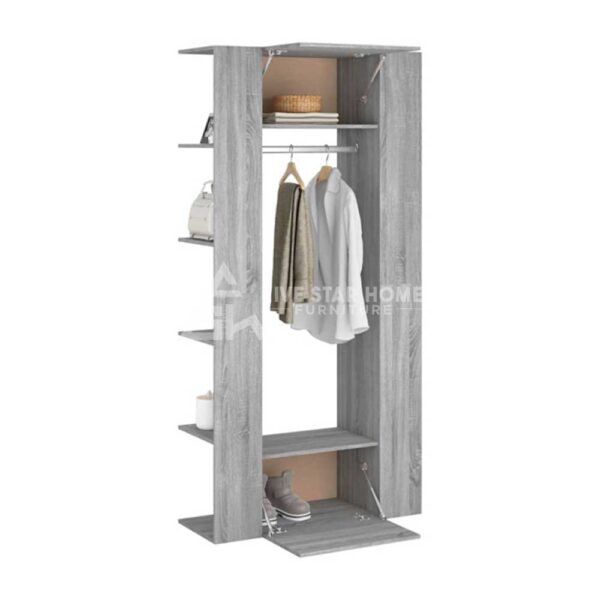 Hallway Storage Cabinet In Grey