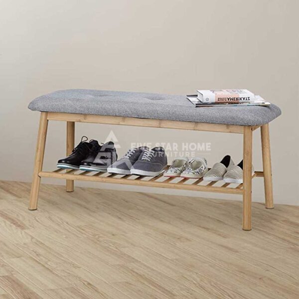 Relaxdays Comfy Shoe Rack With Seating
