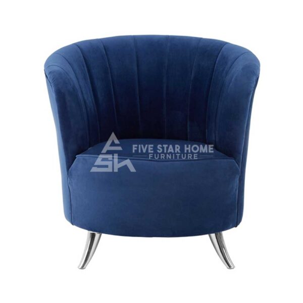 Stylish Velvet Upholstered Accent Chair