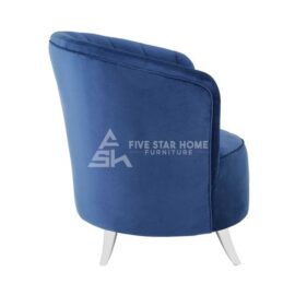 Stylish Velvet Upholstered Accent Chair