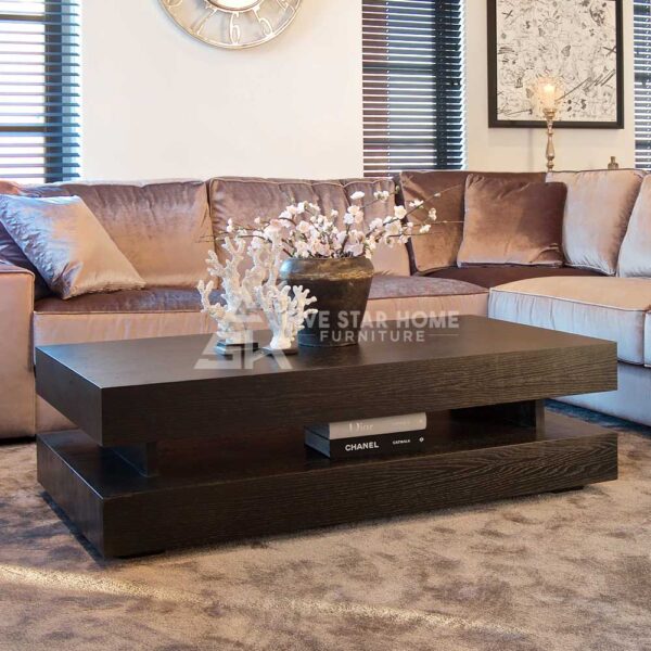 Grey and black 2024 coffee table