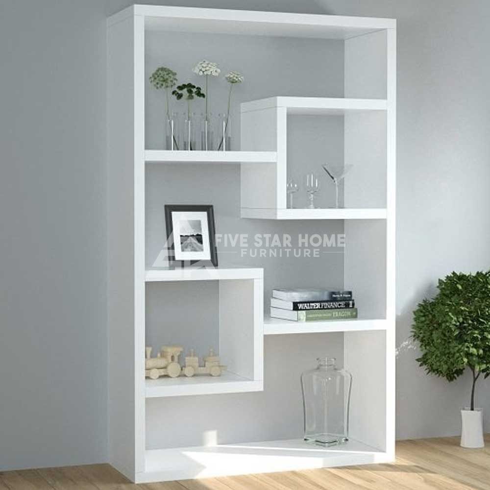 Escala Wide High Gloss Book Display Shelf