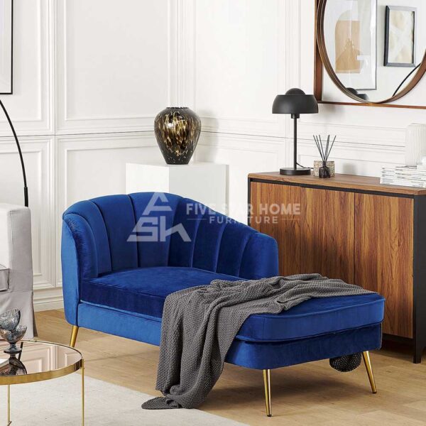 Velvet chaise deals