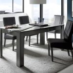 Rectangular Arlon Contemporary Dining Table in Grey