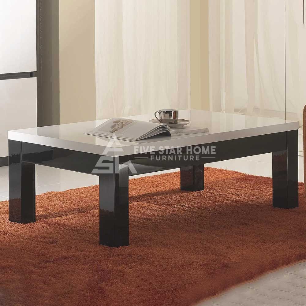 Regal Center Table In Black And White