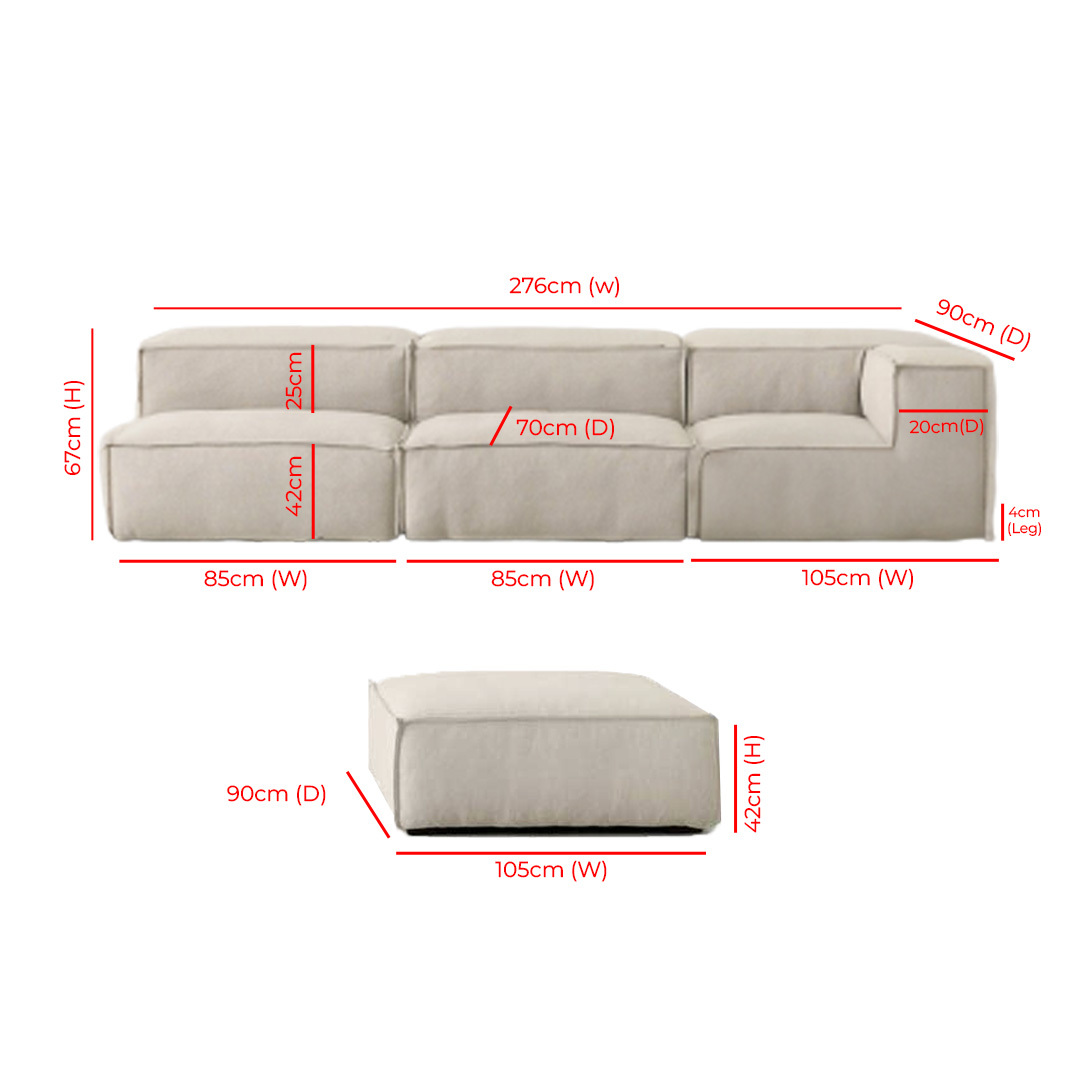 Modular L-Shape Sofa