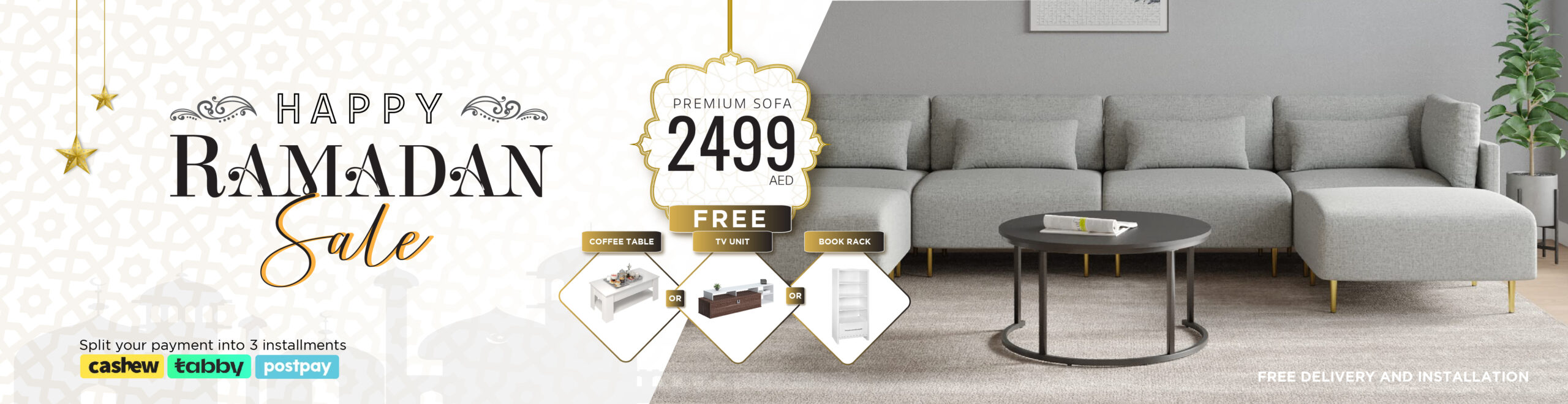 Ramadan Sale For Premium Sofa