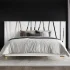 Zoelys Upholstered Headboard Panel Bed