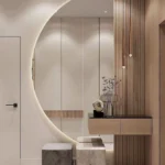 Customize Half Moon Mirror Dressing Table by FSH