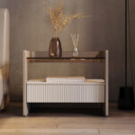 Elegance Tilu Nightstand Bedside Table