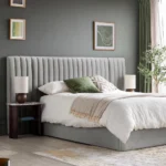 Luxe Velvet Headboard Bed