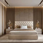 FSH Anaya Wall Panel Headboard Bed