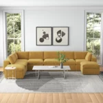 Modular U-Shaped Sectional Sofa