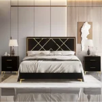 FSH Upholstered Standard 3 Piece Bedroom Set