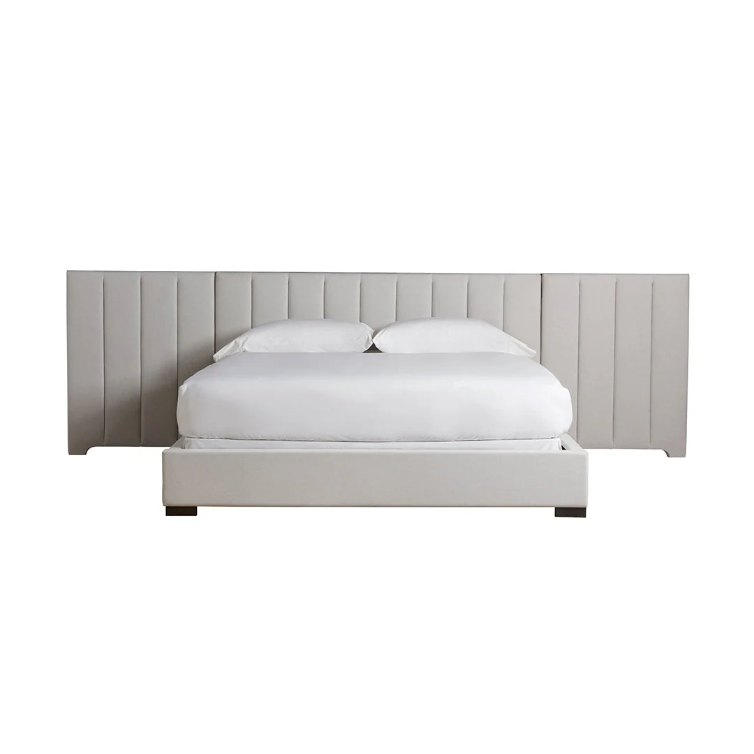 Linear Headboard Bed