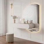 Wall-Mounted Dressing Table with Mirror by FSH