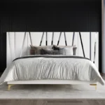Zoelys Upholstered Headboard Panel Bed
