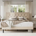 Tawona Tufted Upholstered Platform Bed