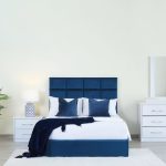 Olga Upholstered velvet Bed