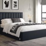 Duke Velvet-Finish Bed Frame